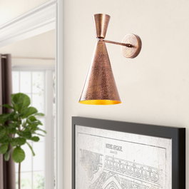 Opviq Berceste - 184VINTAGE-A Lámpara de pared dorada